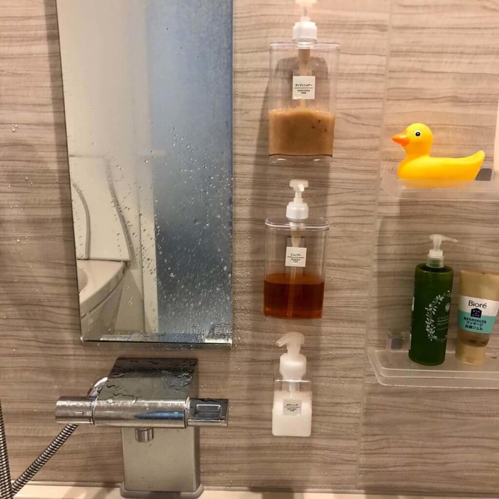 縦一列に貼り付け