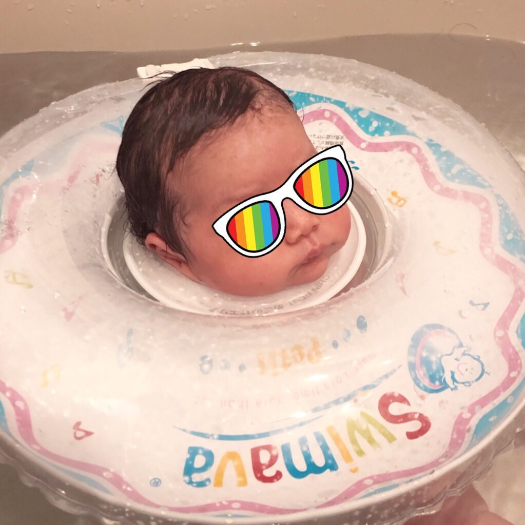 【入居後WEB内覧会】トクラスお風呂でスイマーバデビュー